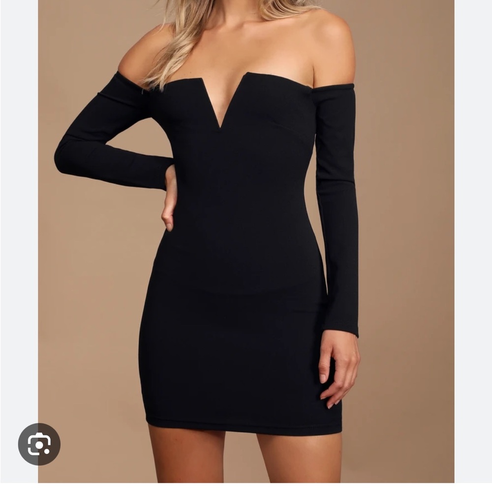 Lulus Over the Swoon strapless dress